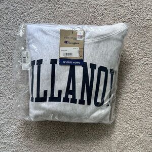 Champion Gray Villanova Hooded Sweatshirt